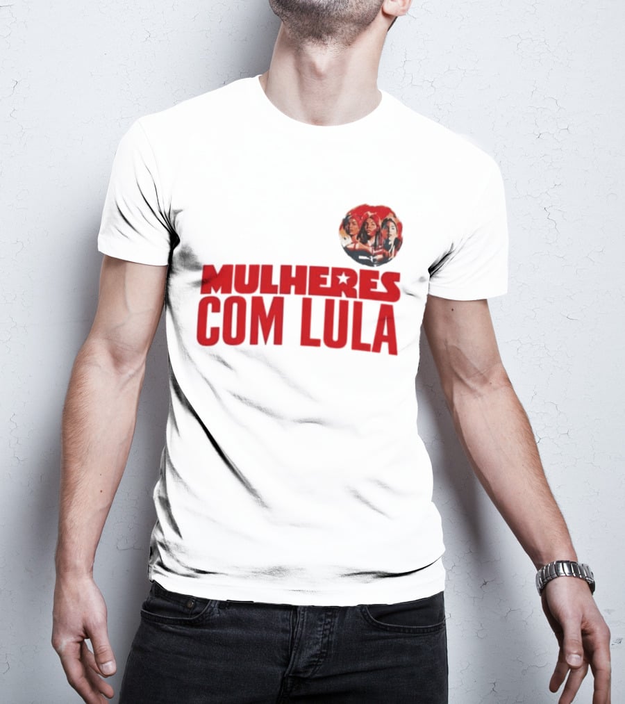 Mulheres Com Lula Olívia Santana T-Shirt