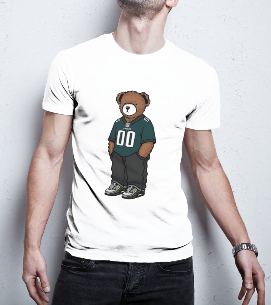 Philadelphia Eagles Teddy Bear London Games 2026 T-Shirt