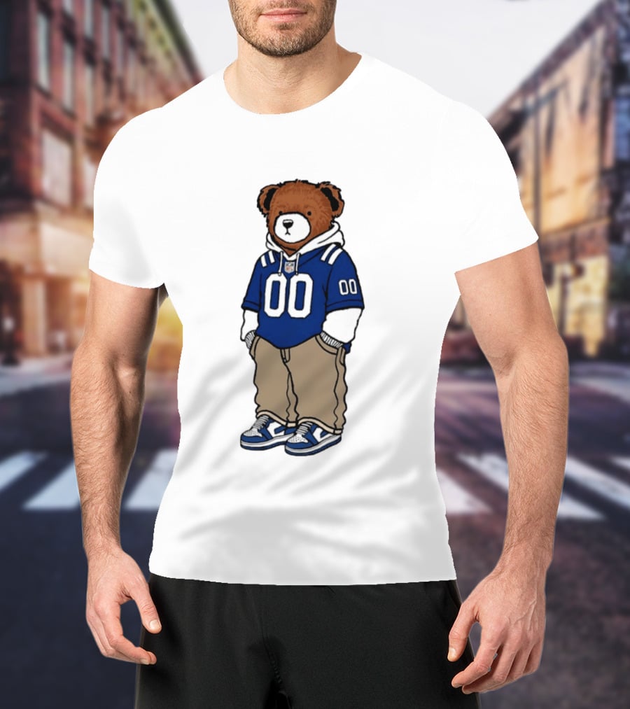 Indianapolis Colts Teddy Bears NFL London Games 2026 T-Shirt