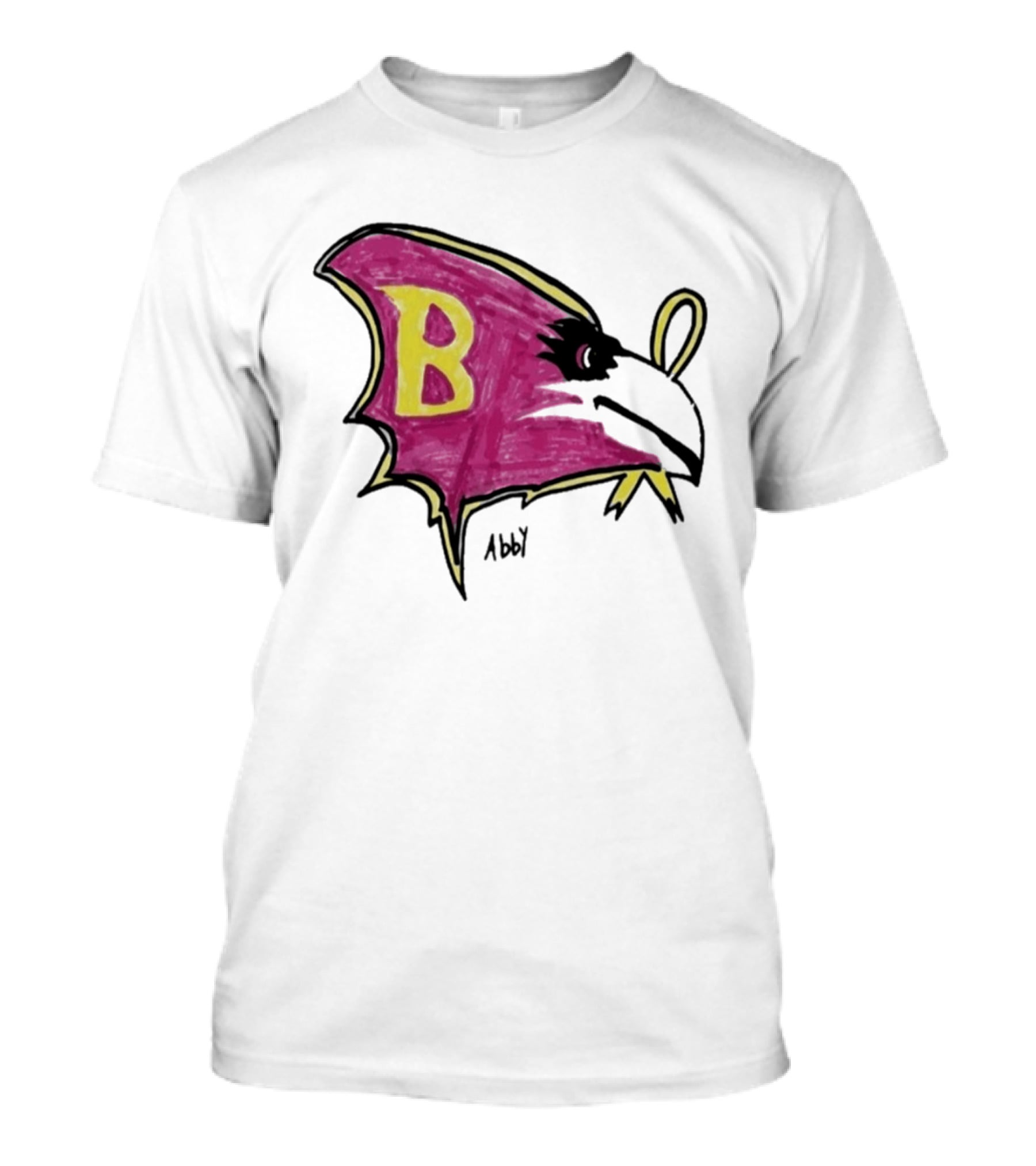 Ravens B Logo Child Drawing By Abiy T-Shirt