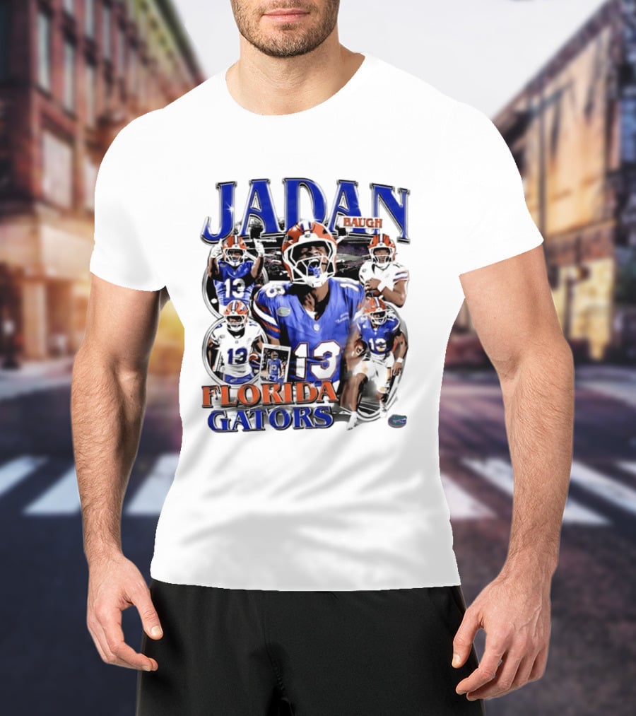 Jadan Baugh Florida Gators 2026 NCAA Football 90s Bootleg T-Shirt