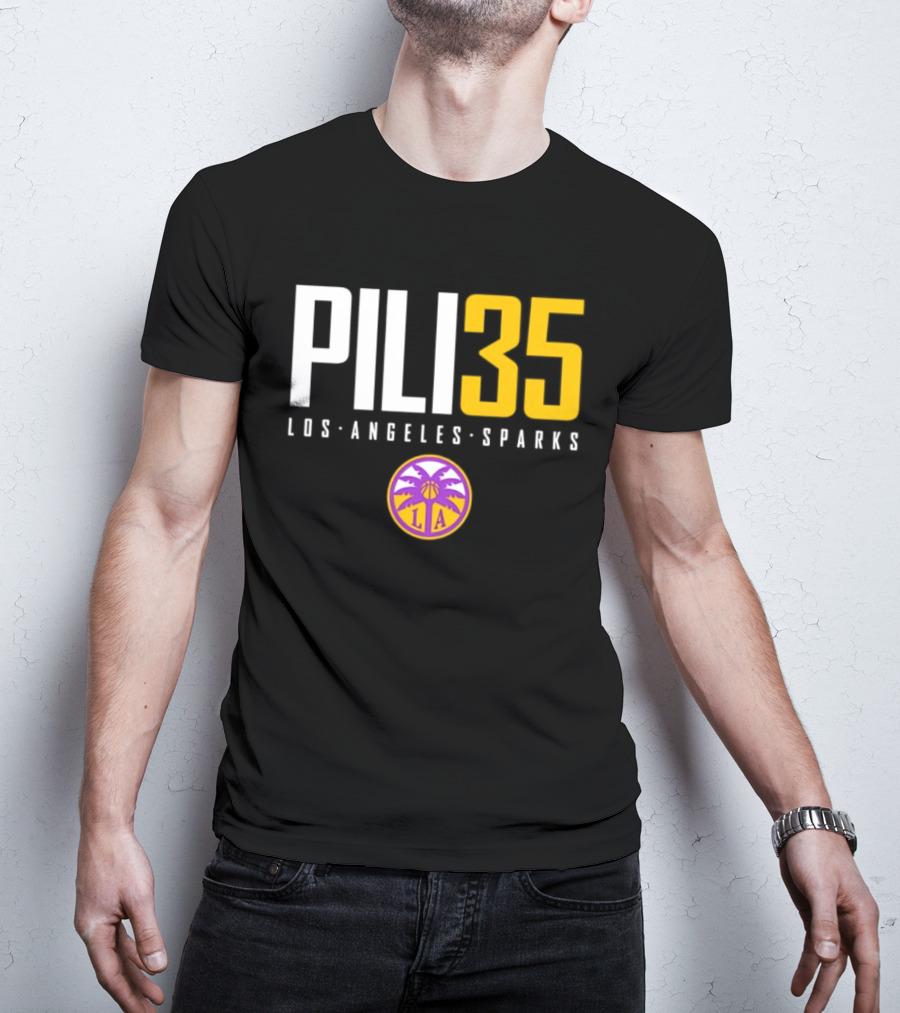 Pili 35 Los Angeles Sparks WNBA Basketball Team T-Shirt