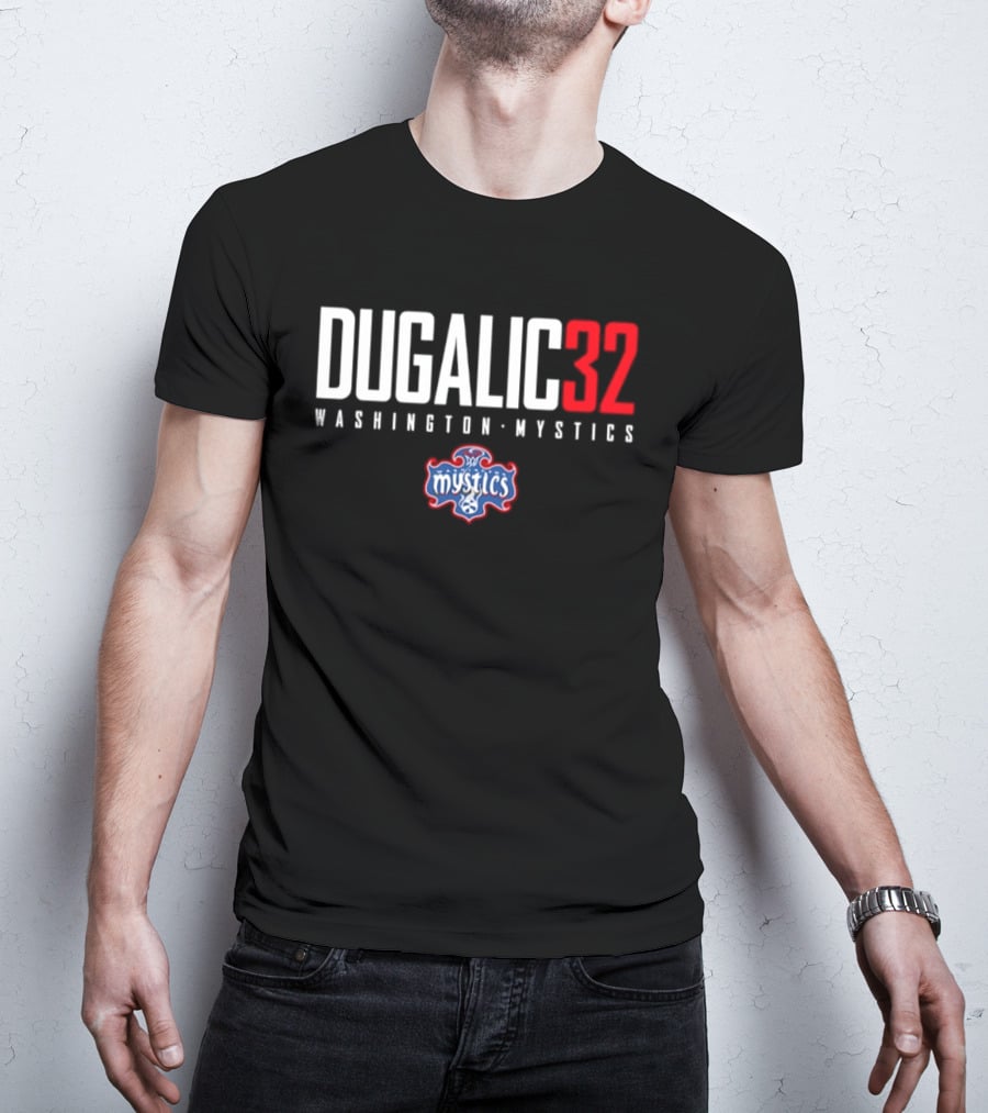 Angela Dugalic 32 Washington Mystics Mystics Basketball T-Shirt