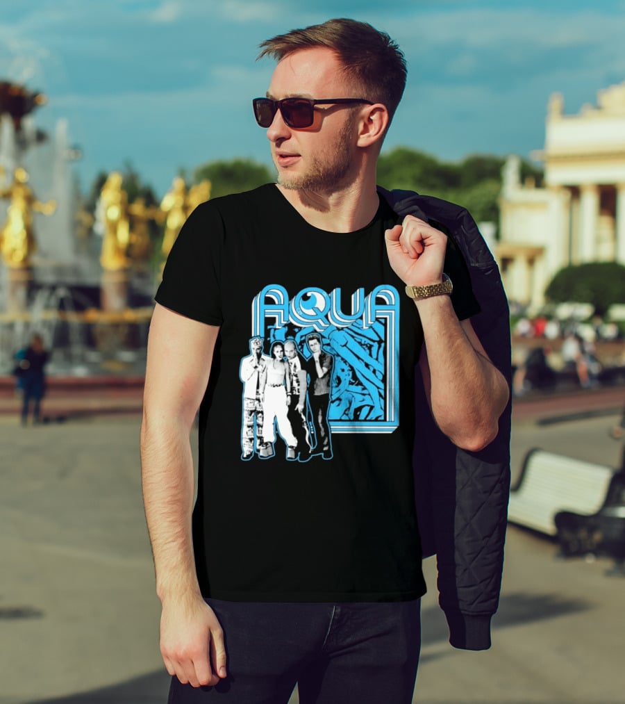 Aqua Band Members Barbie Girl 90s Pop Music Nostalgia T-Shirt
