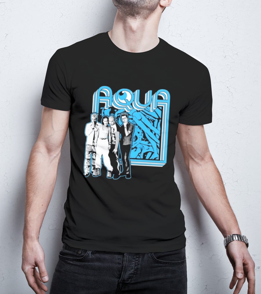 Aqua Band Members Barbie Girl 90s Pop Music Nostalgia T-Shirt