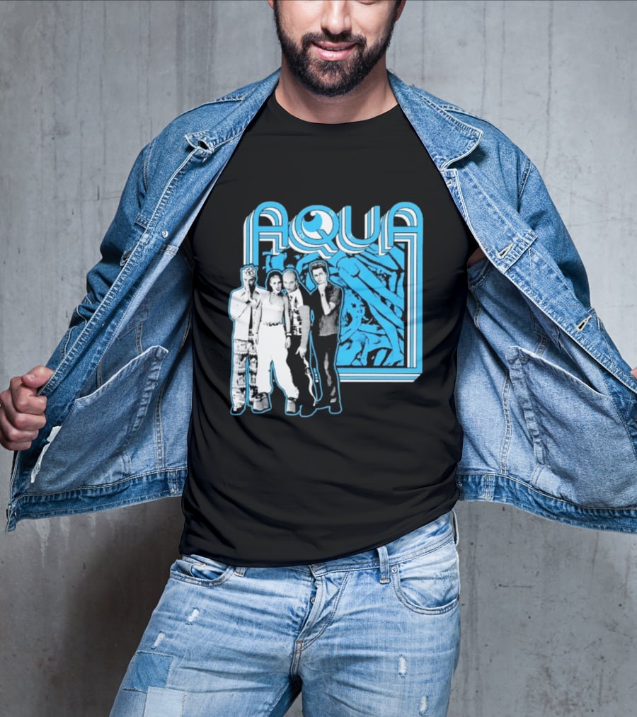 Aqua Band Members Barbie Girl 90s Pop Music Nostalgia T-Shirt