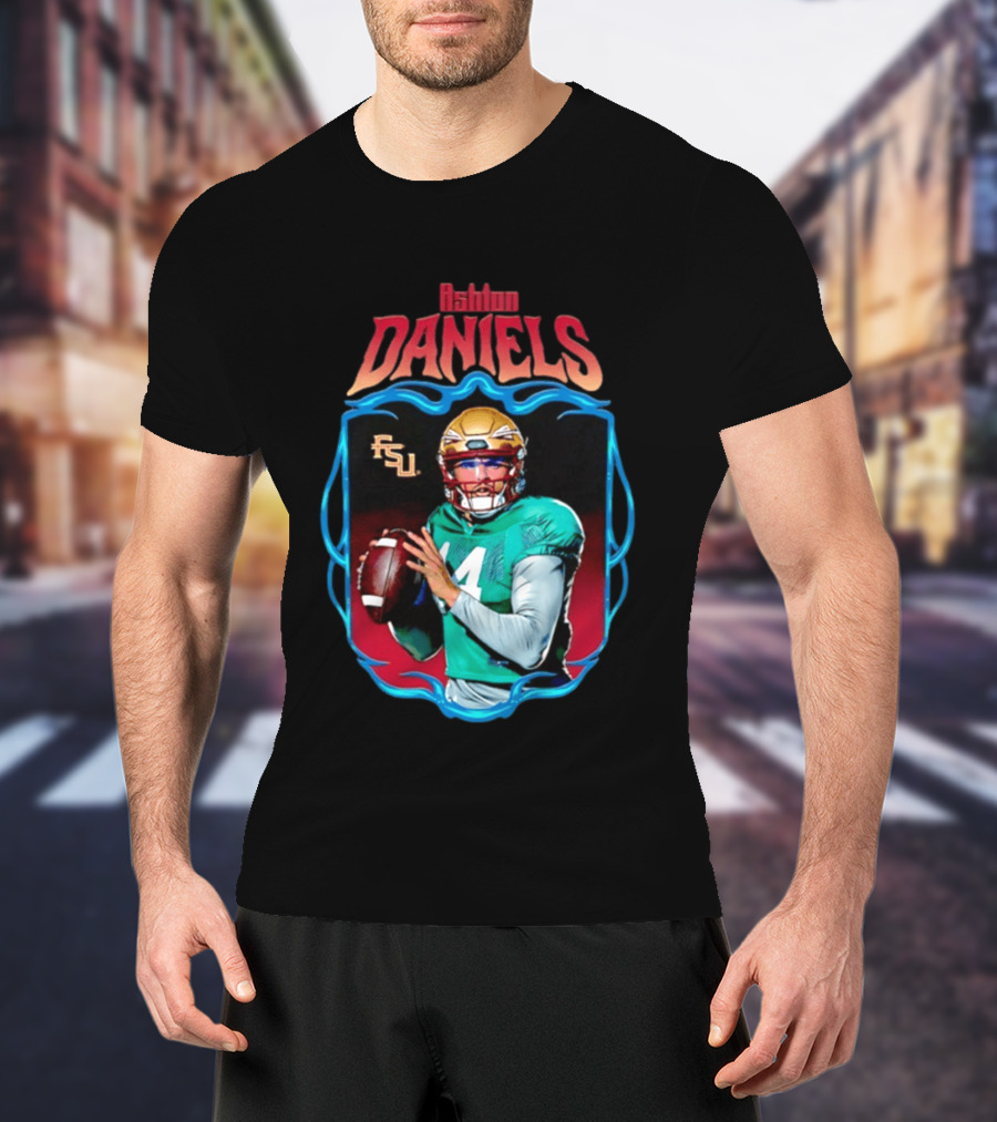 Ashton Daniels FSU Florida State Seminoles Football NCAA T-Shirt