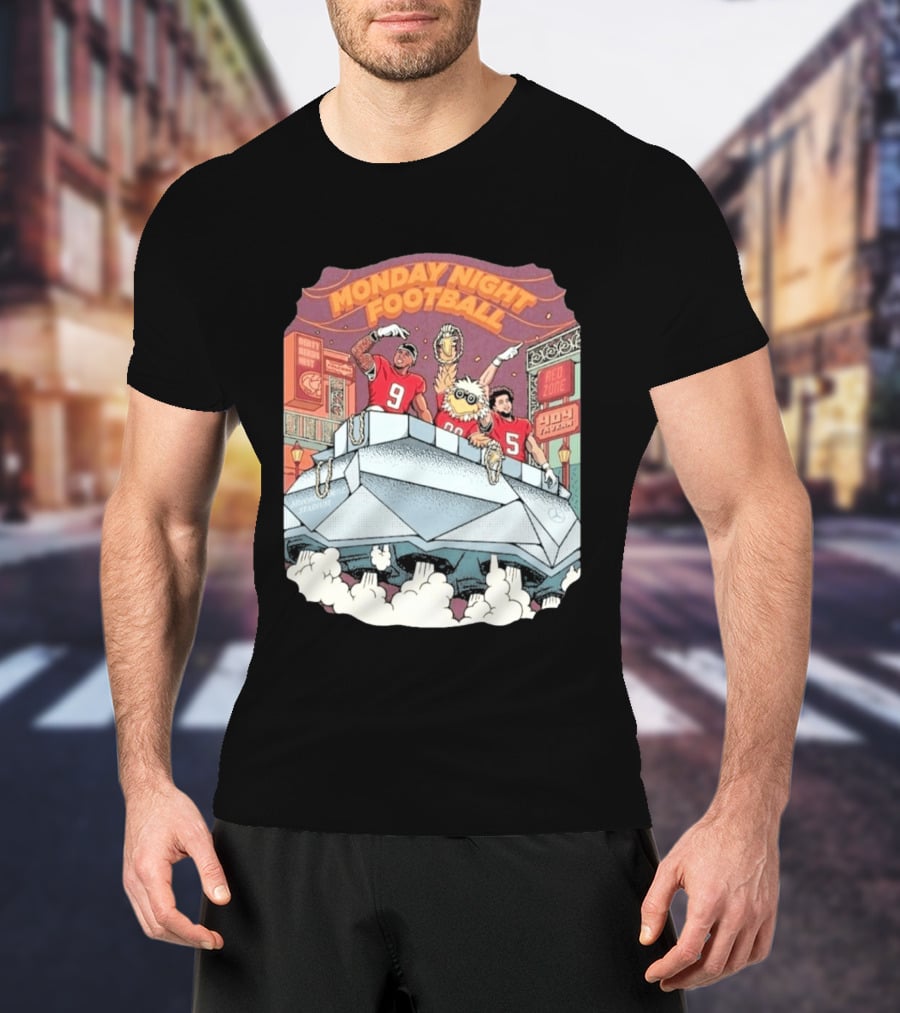 Monday Night Football Atlanta Falcons Dirty Bird Nest Red Zone Stadium T-Shirt