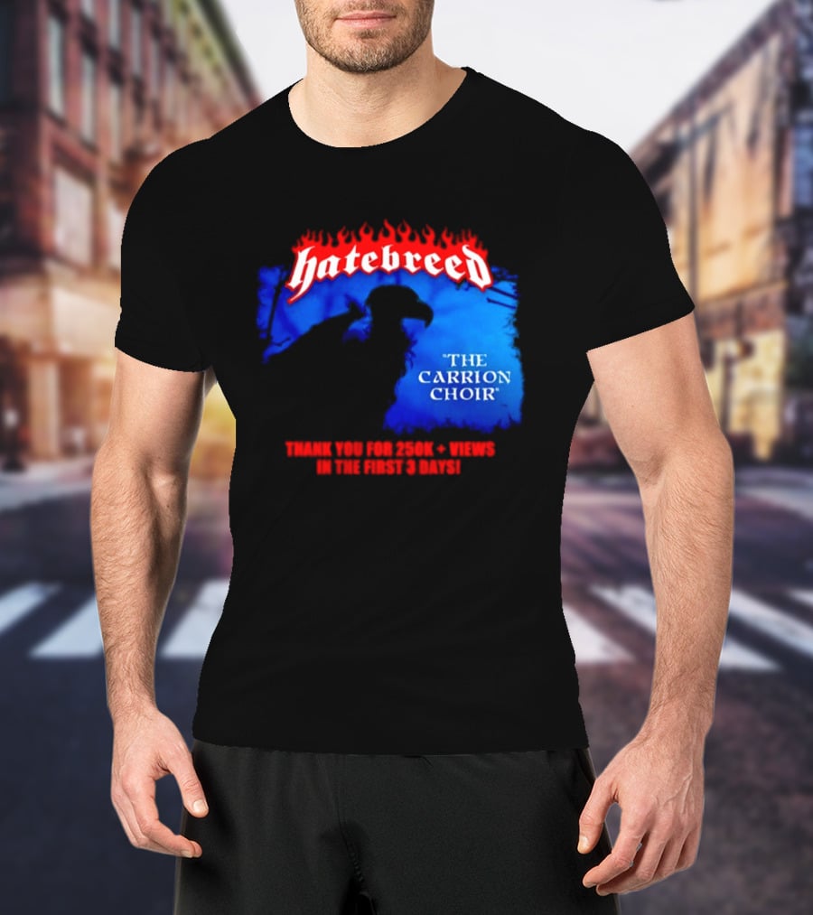 Hatebreed The Carrion Choir Metal Hardcore Album T-Shirt