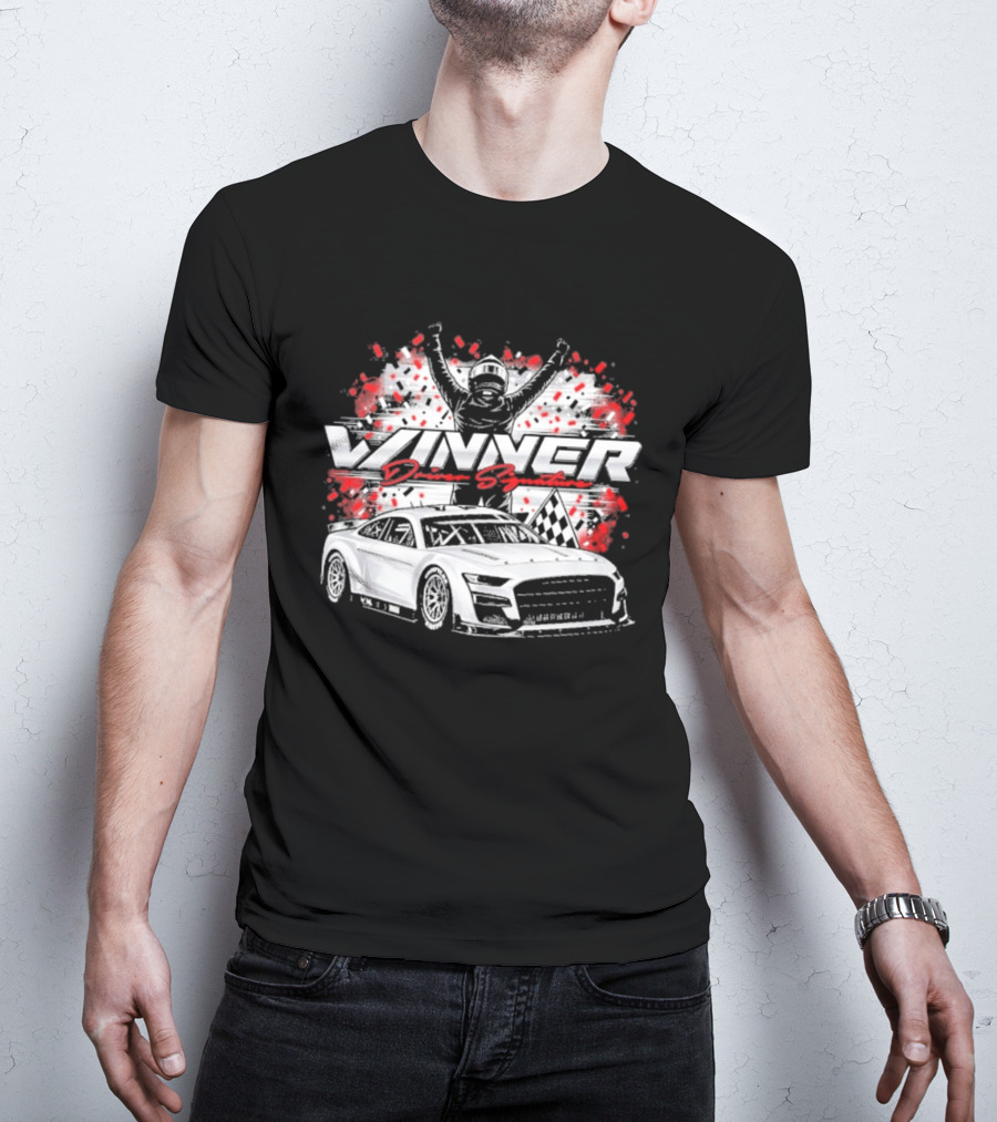 Chase Briscoe Winner South Point 400 Race Car Champion Celebration T-Shirt