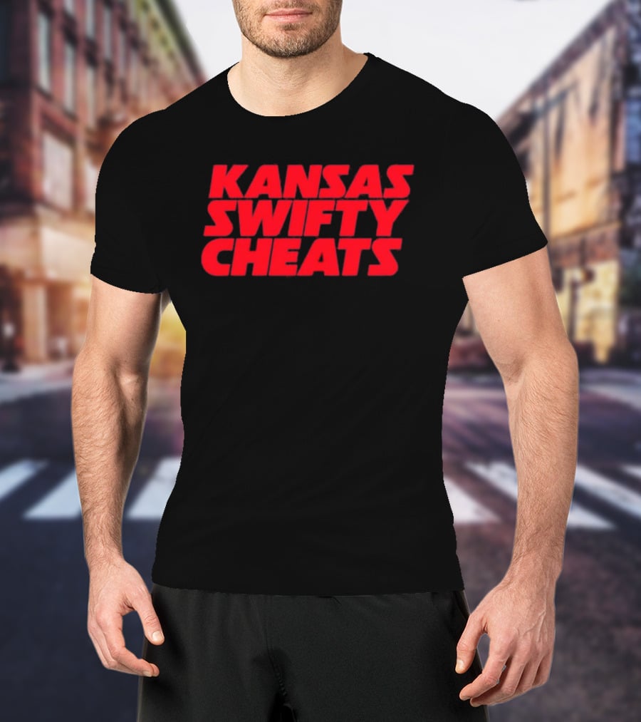 Kansas Swifty Cheats Bold Red T-Shirt