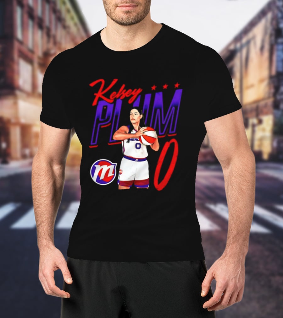 Kelsey Plum 0 Mercury WNBA Basketball Player T-Shirt