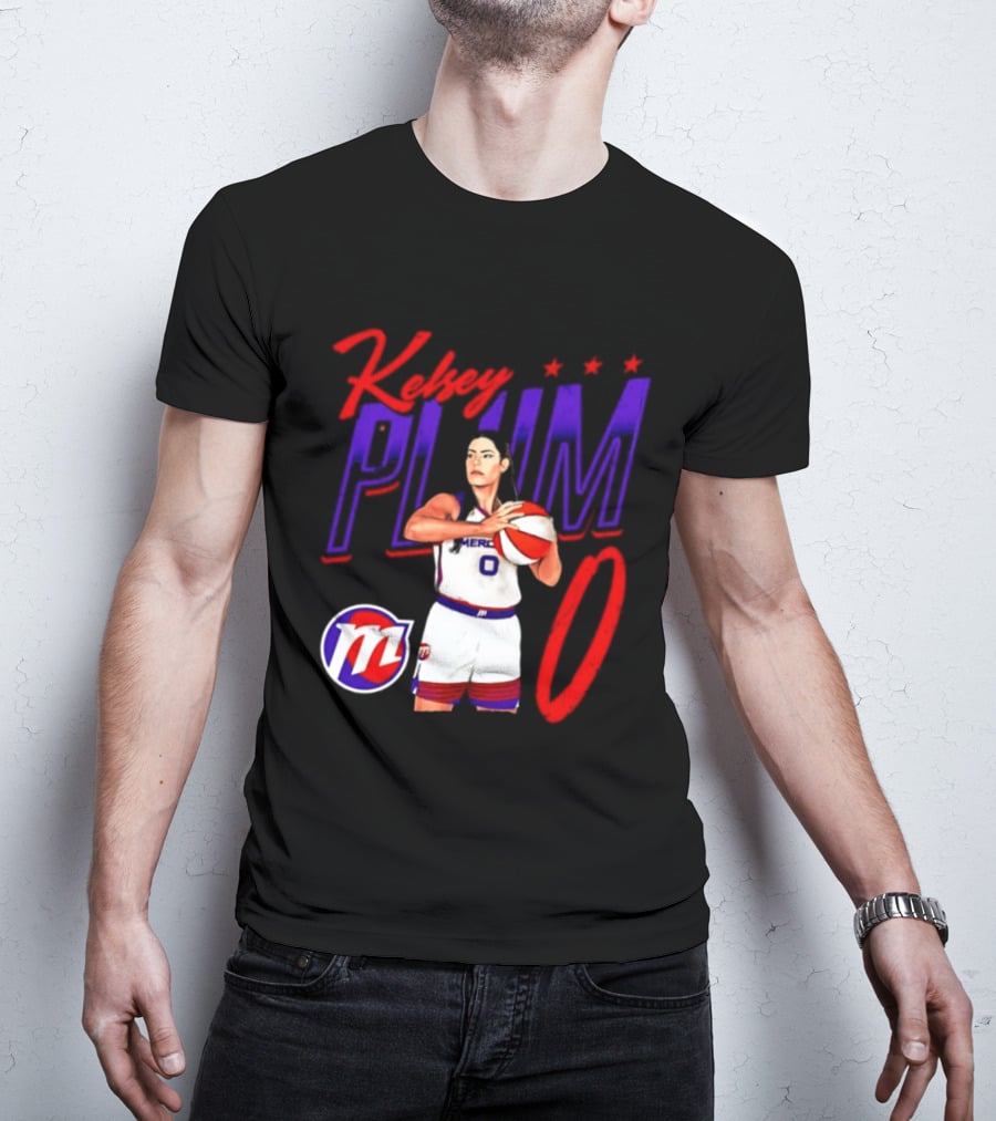 Kelsey Plum 0 Mercury WNBA Basketball Player T-Shirt