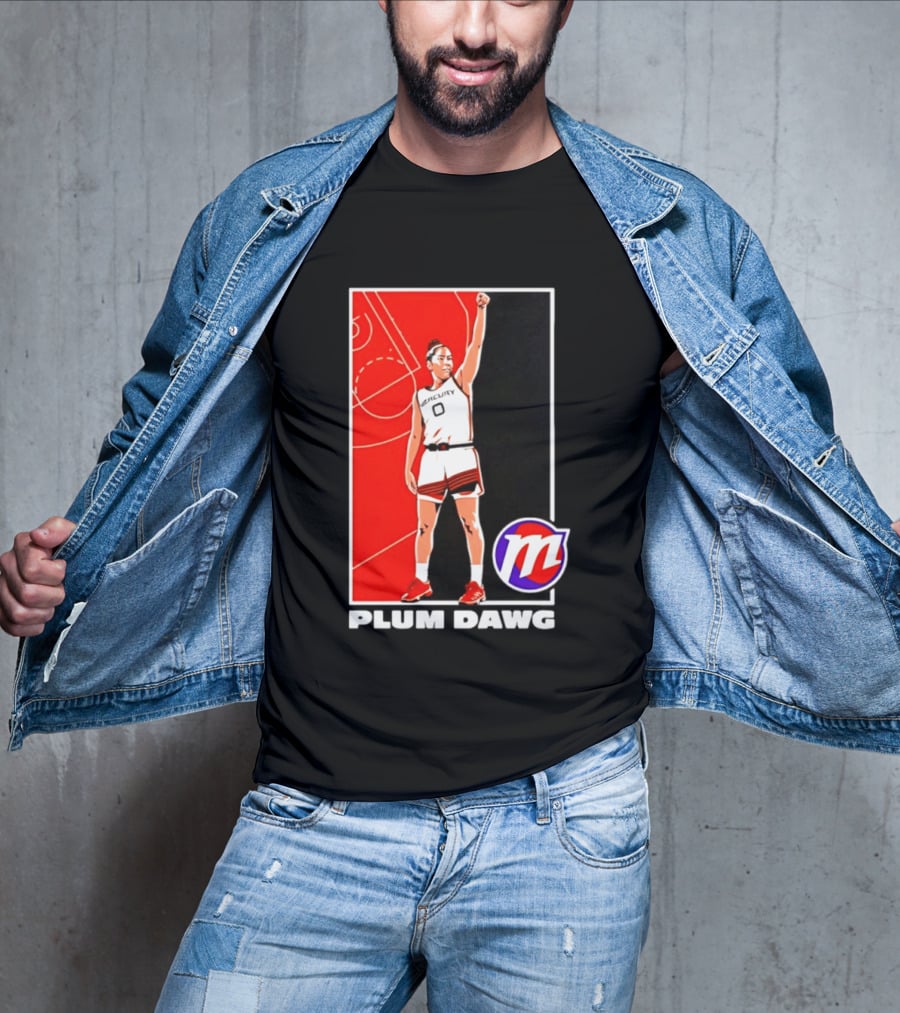 Kelsey Plum Phoenix Mercury 2026 WNBA Plum Dawg T-Shirt