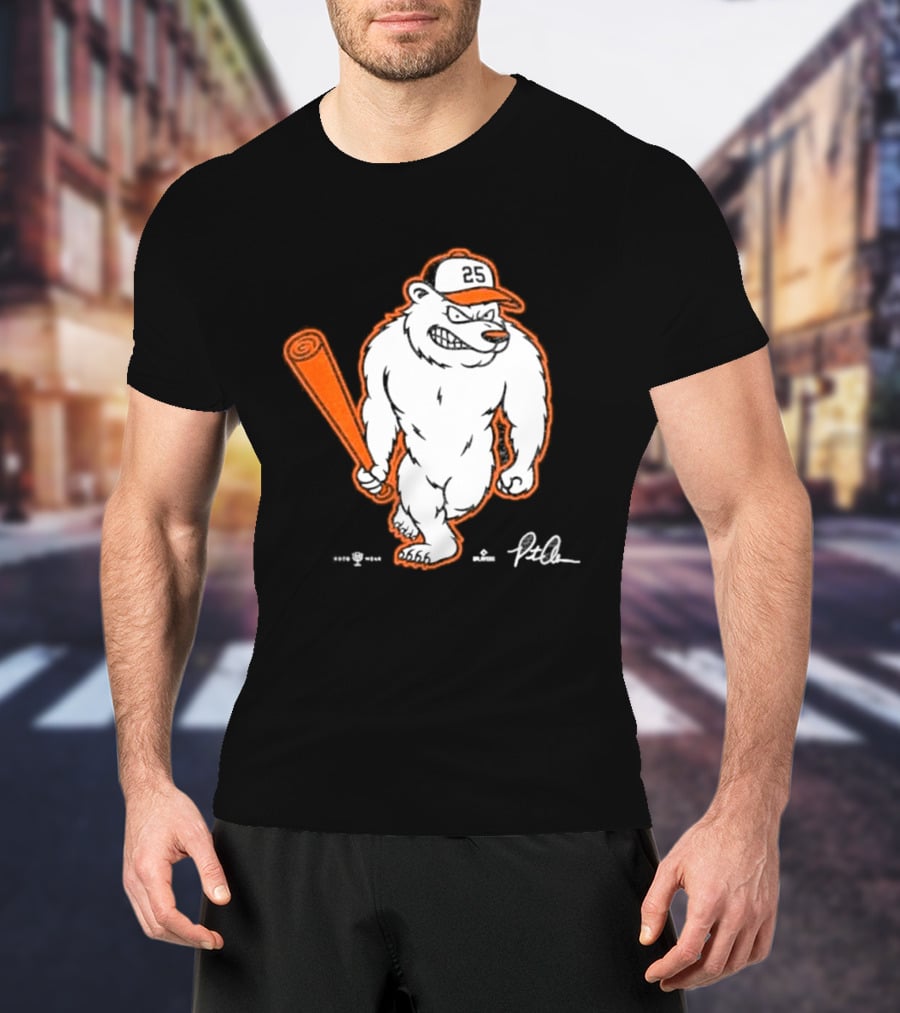 Baltimore Orioles Polar Bear Pete Alonso Baseball Bat T-Shirt