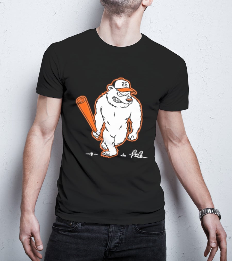 Baltimore Orioles Polar Bear Pete Alonso Baseball Bat T-Shirt