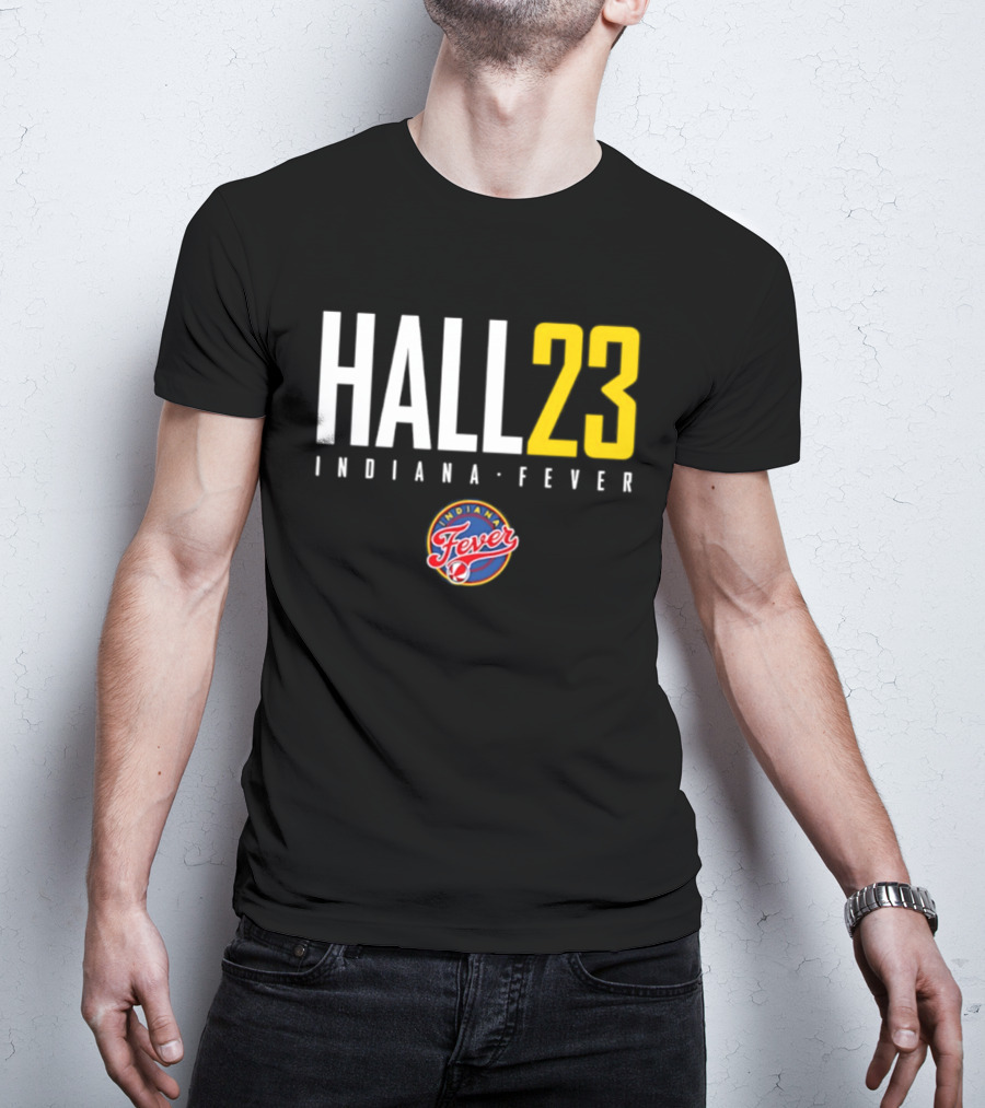 Indiana Fever Lexie Hall 23 WNBA Team Fan Gear T-Shirt