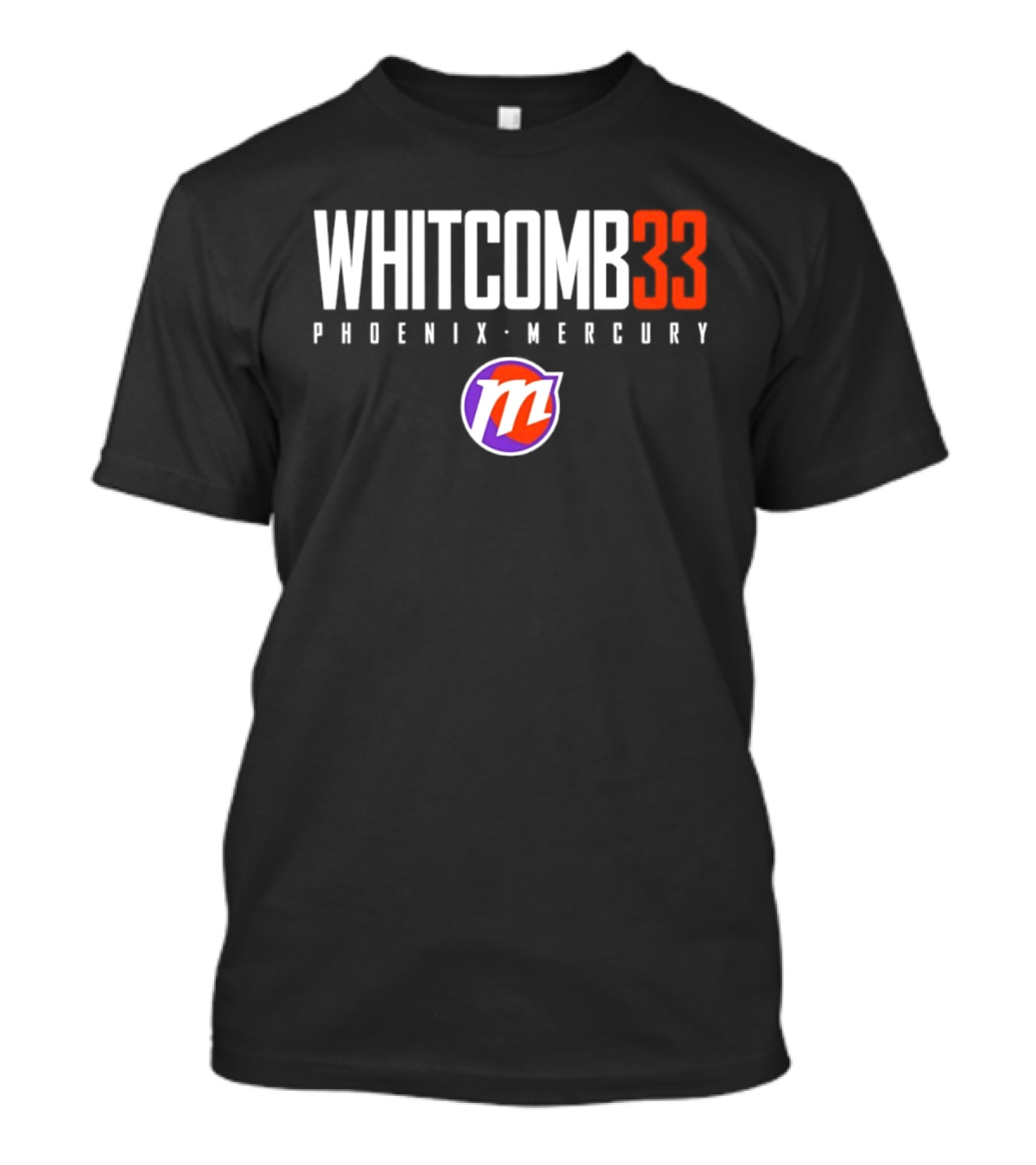 Whitcomb 33 Phoenix Mercury WNBA Name And Number T-Shirt