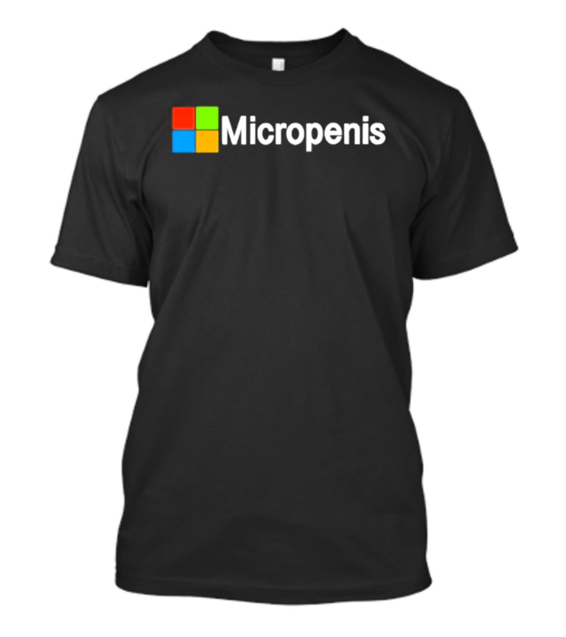 Micropenis Microsoft Parody Blocks T-Shirt