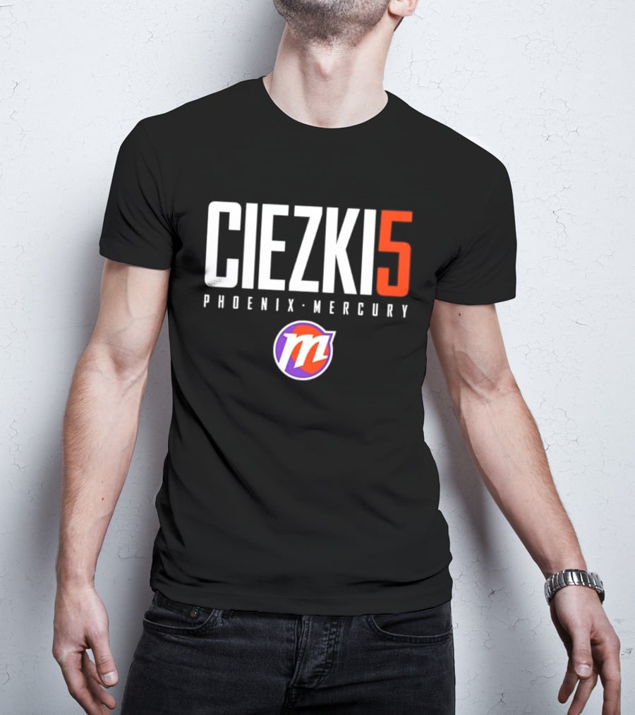 Ciezki 5 Phoenix Mercury WNBA M Basketball Fan T-Shirt