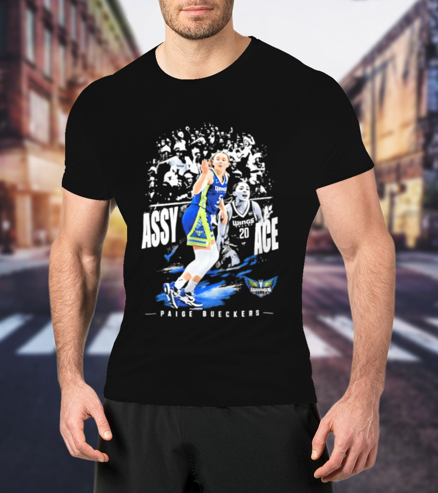 Paige Bueckers Assy Ace Dallas Wings No 5 T-Shirt