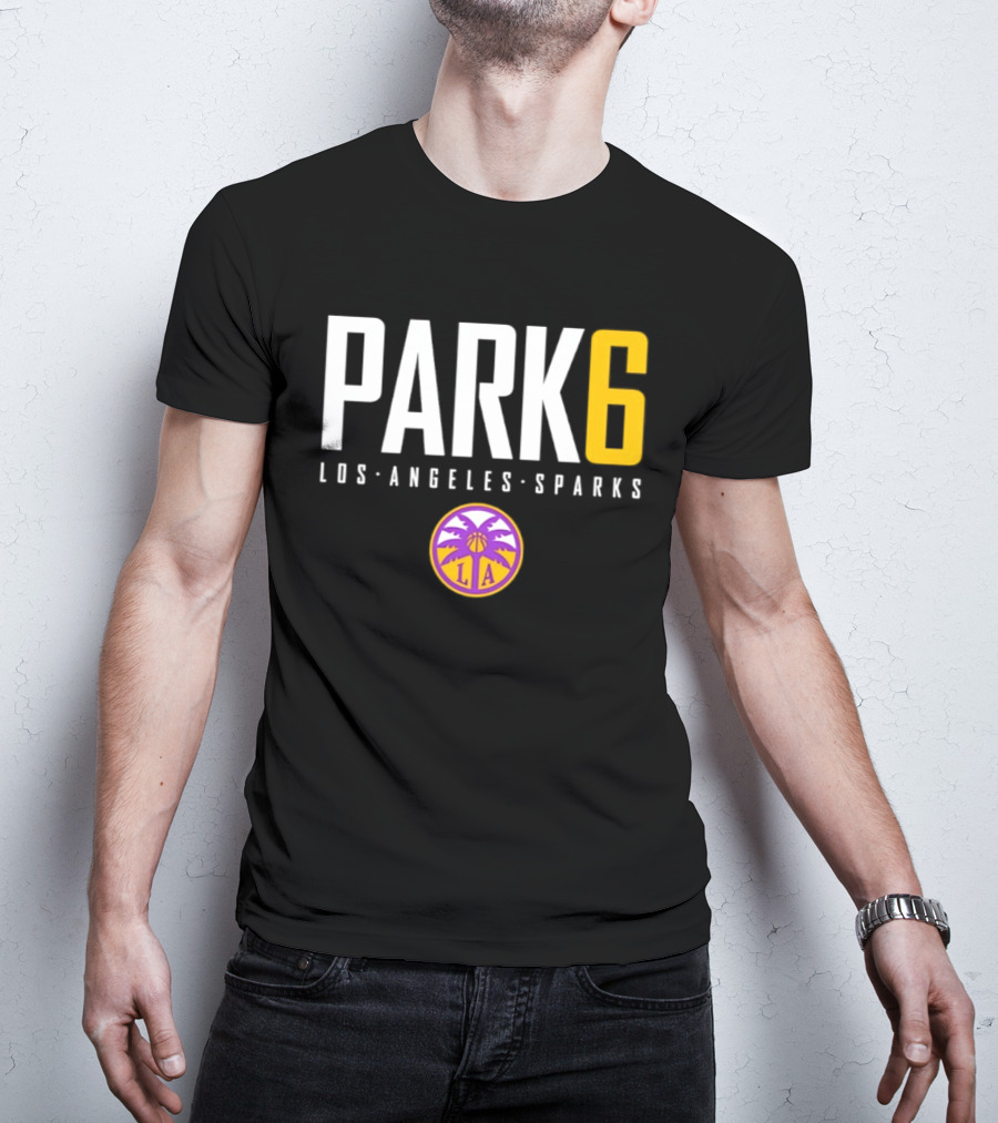 Park 6 Los Angeles Sparks WNBA Basketball T-Shirt