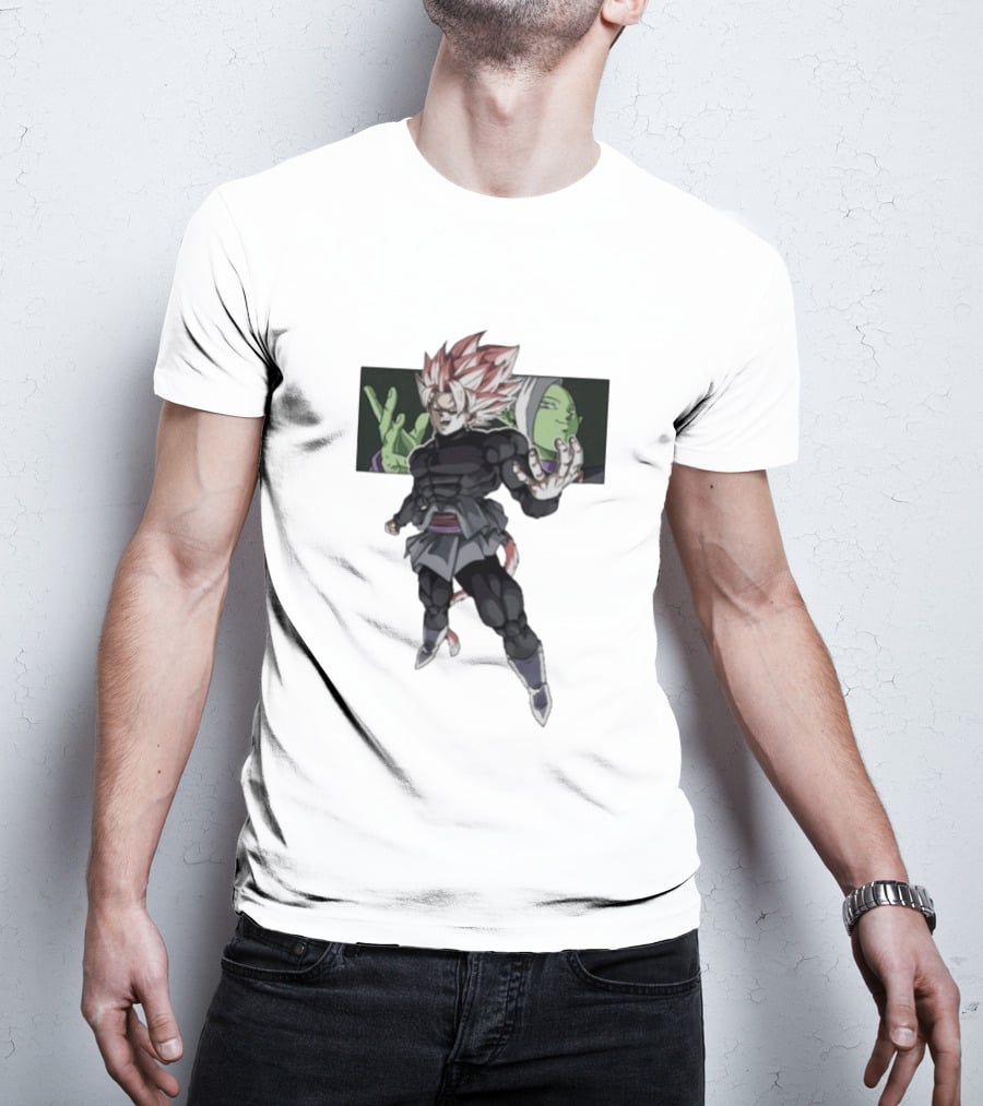 Goku Black Zamasu Fusion Dragon Ball Super Anime Villain Transformation T-Shirt