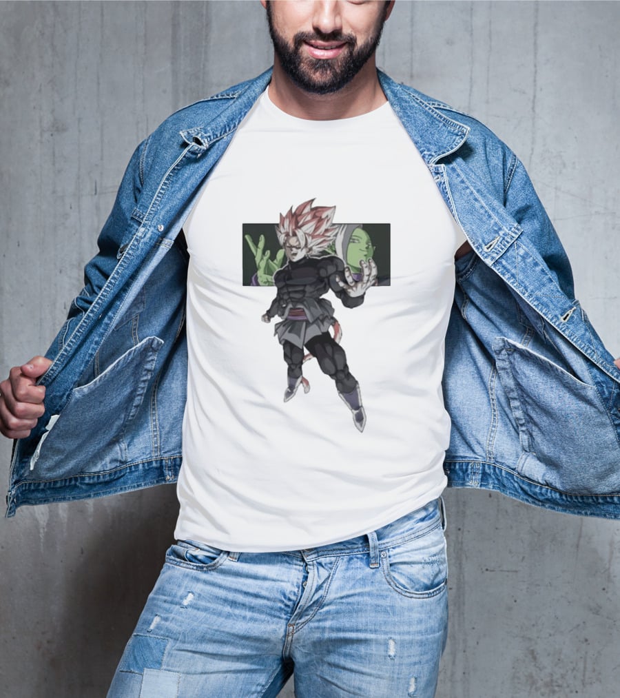 Goku Black Zamasu Fusion Dragon Ball Super Anime Villain Transformation T-Shirt