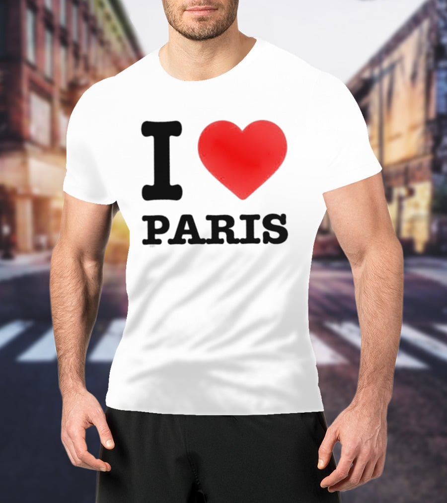 I Love Paris France City Of Light Travel T-Shirt