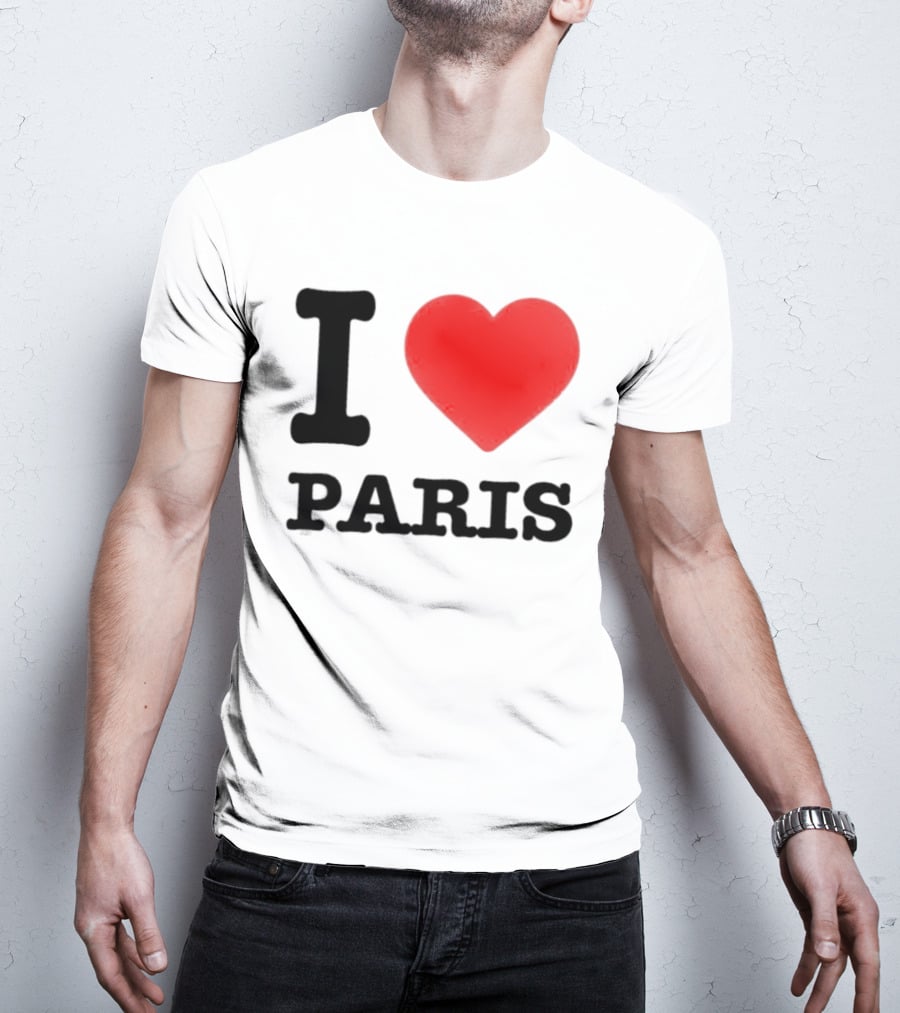 I Love Paris France City Of Light Travel T-Shirt
