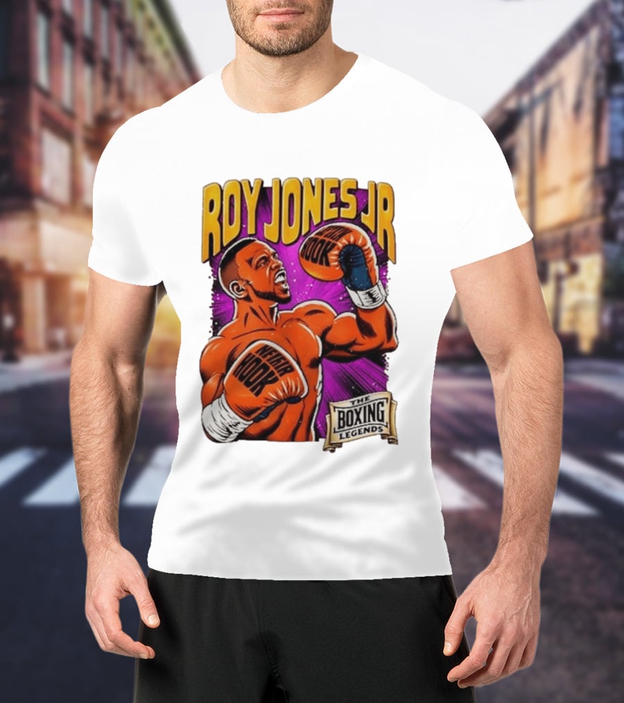 Roy Jones Jr Captain Hook Boxing Legends Wear Hook T-Shirt