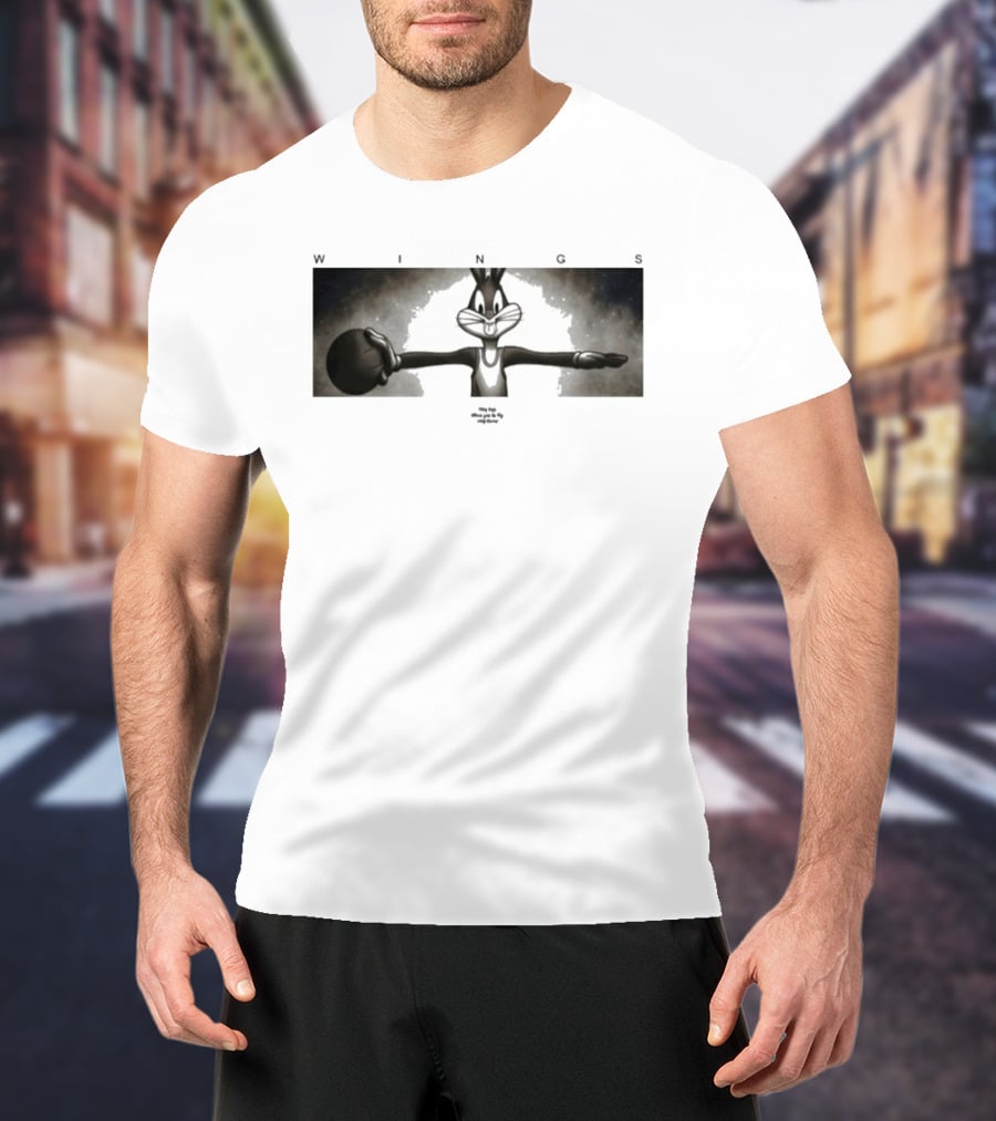 Wings Bugs Bunny Basketball Russell Westbrook Jordan Collaboration T-Shirt