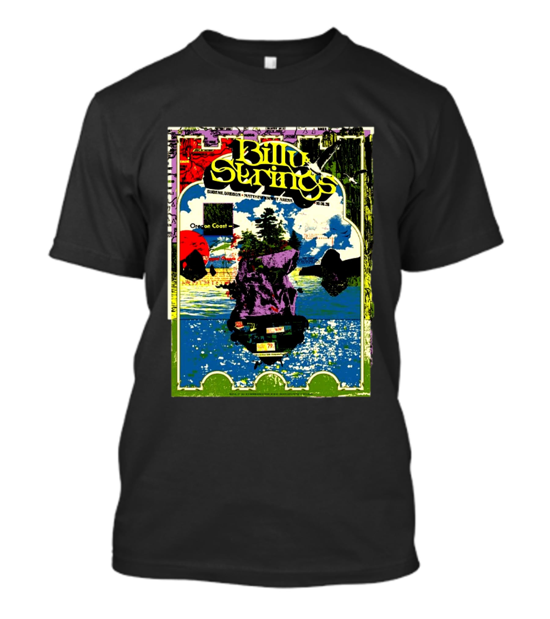 Billy Strings Eugene Oregon Matthew Knight Arena October 6 2026 Oregon Coast T-Shirt