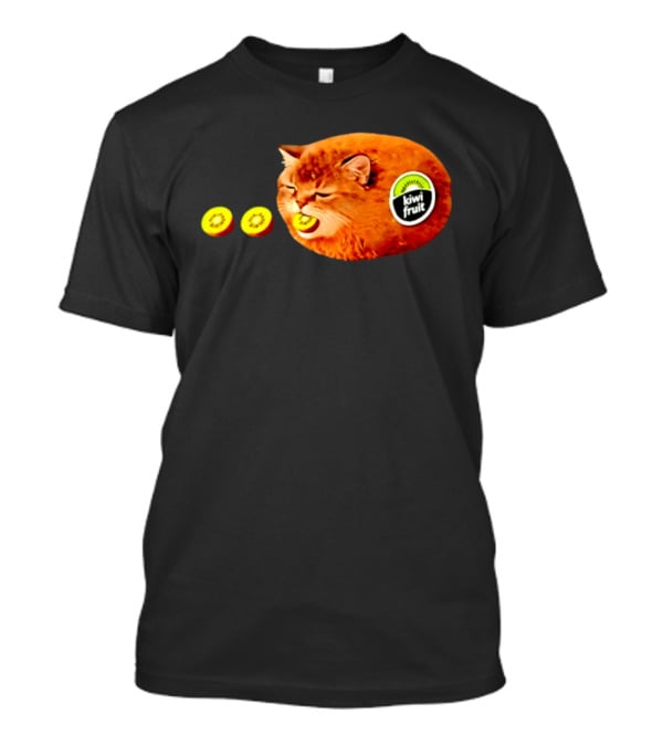 Kiwi Fruit Cat Meme Hilarious Feline Kiwi Hybrid T-Shirt