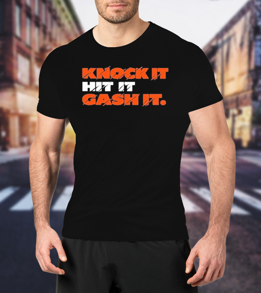 Chicago Bears Knock It Hit It Gash It T-Shirt