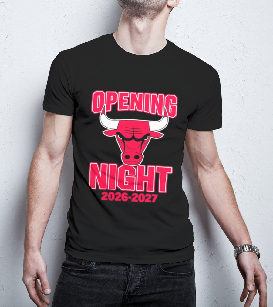 Chicago Bulls Opening Night 2026 2027 NBA T-Shirt