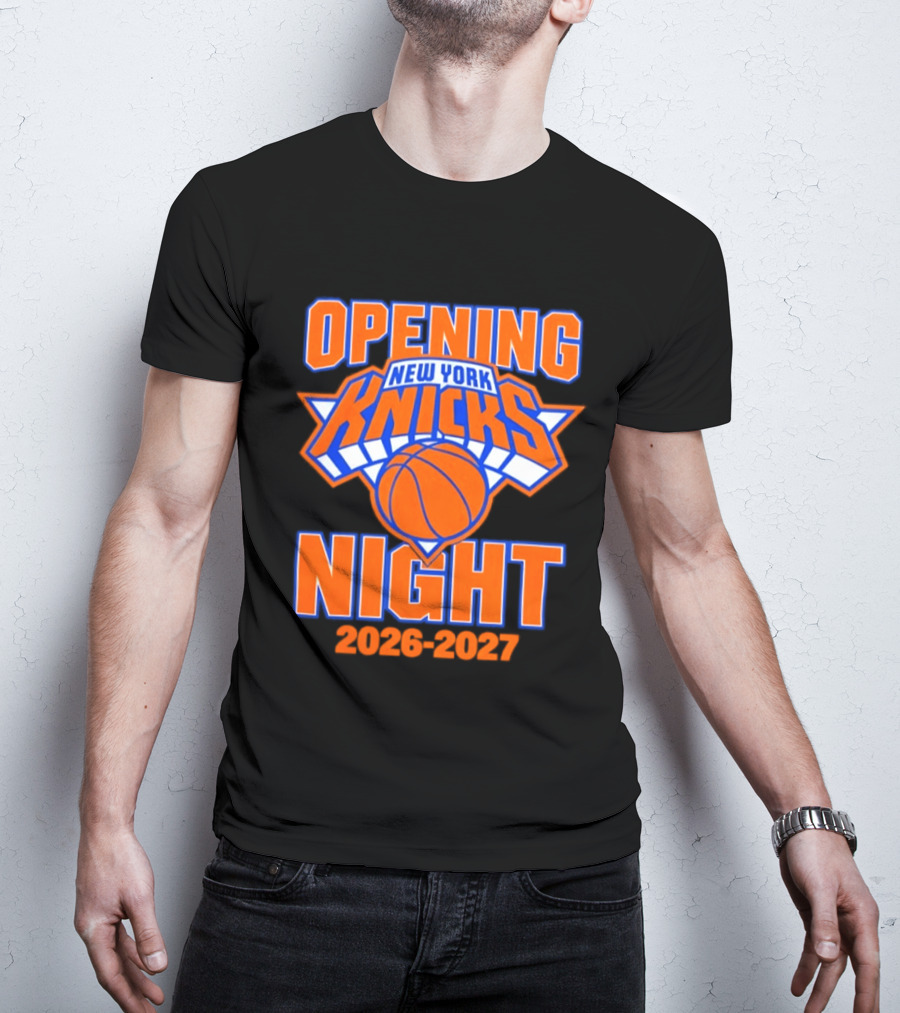New York Knicks NBA 2026 2027 Opening Night T-Shirt