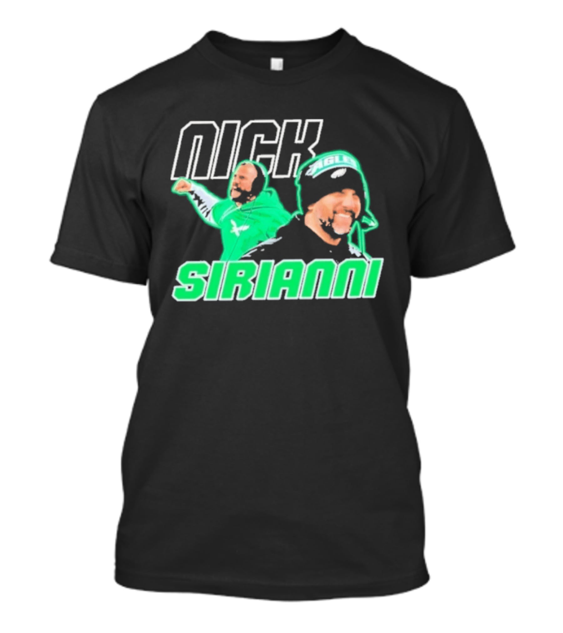 Nick Sirianni Philadelphia Eagles Kelly Green T-Shirt