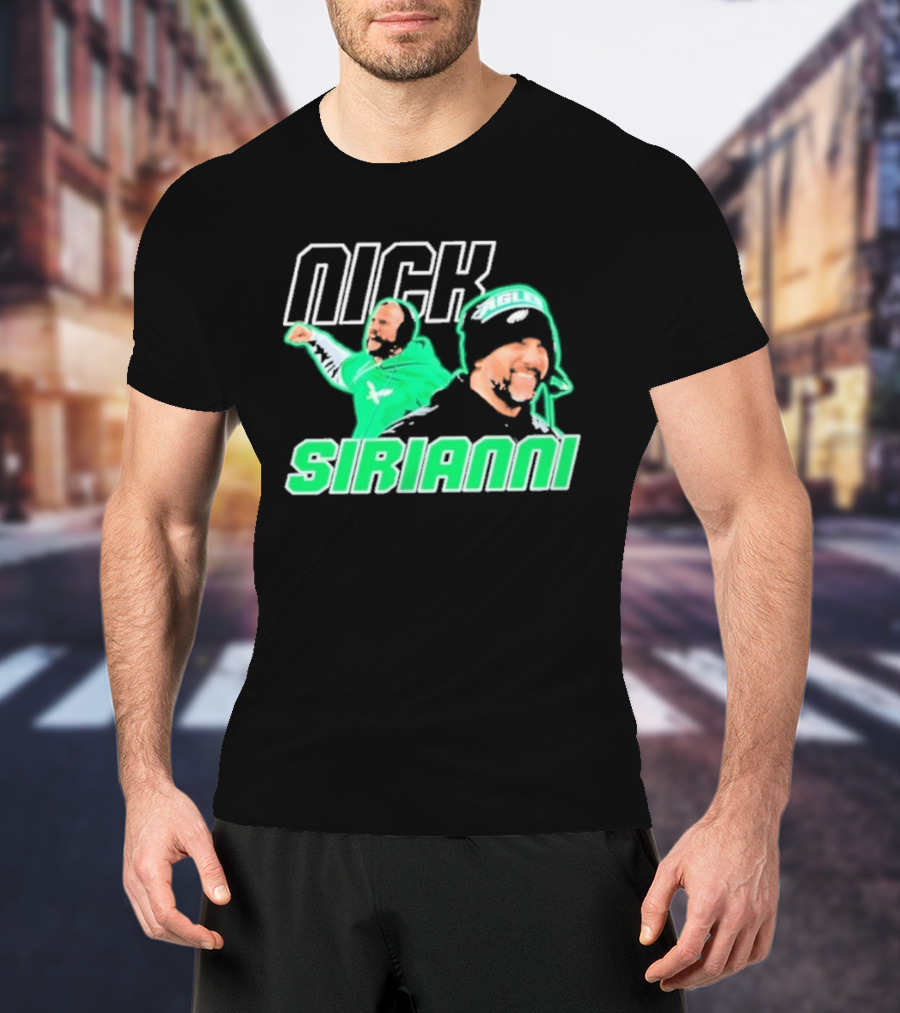 Nick Sirianni Philadelphia Eagles Kelly Green T-Shirt