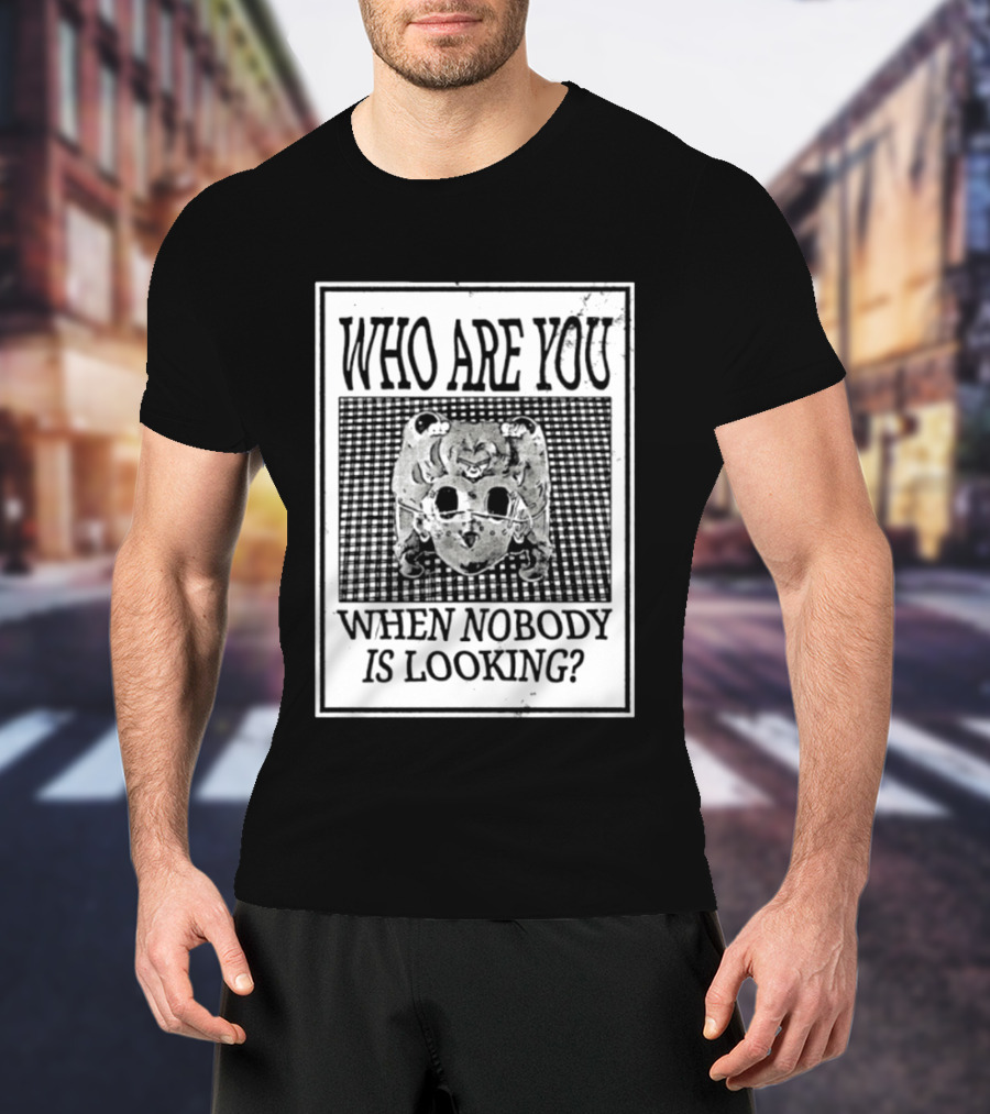 Sailor Moon Who Are You When Nobody Is Looking Anime T-Shirt