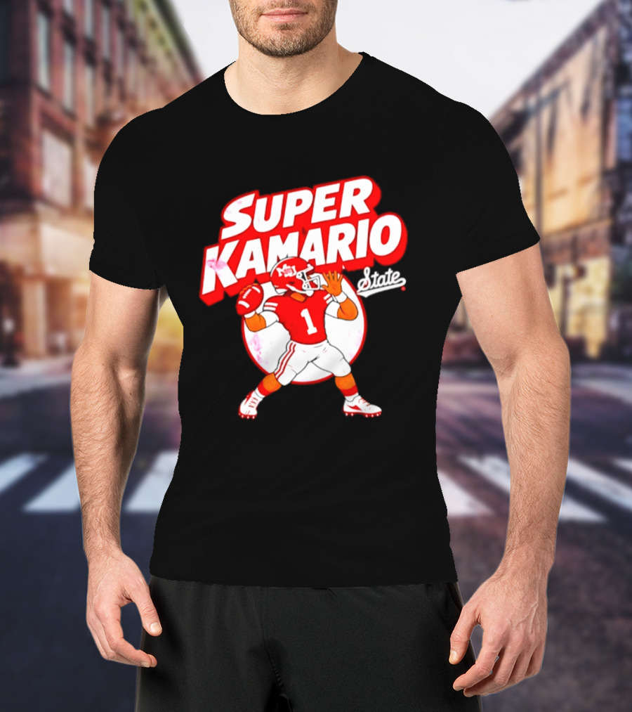 Super Kamario Mississippi State Bulldogs Football Player T-Shirt