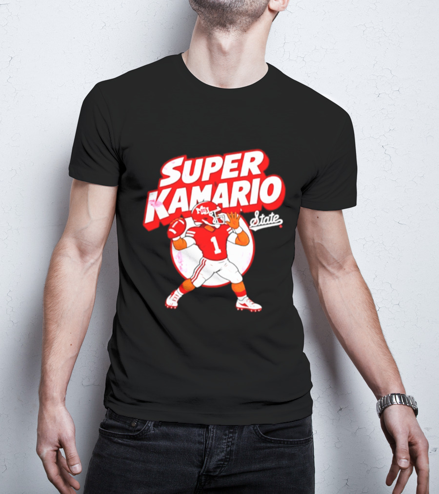 Super Kamario Mississippi State Bulldogs Football Player T-Shirt