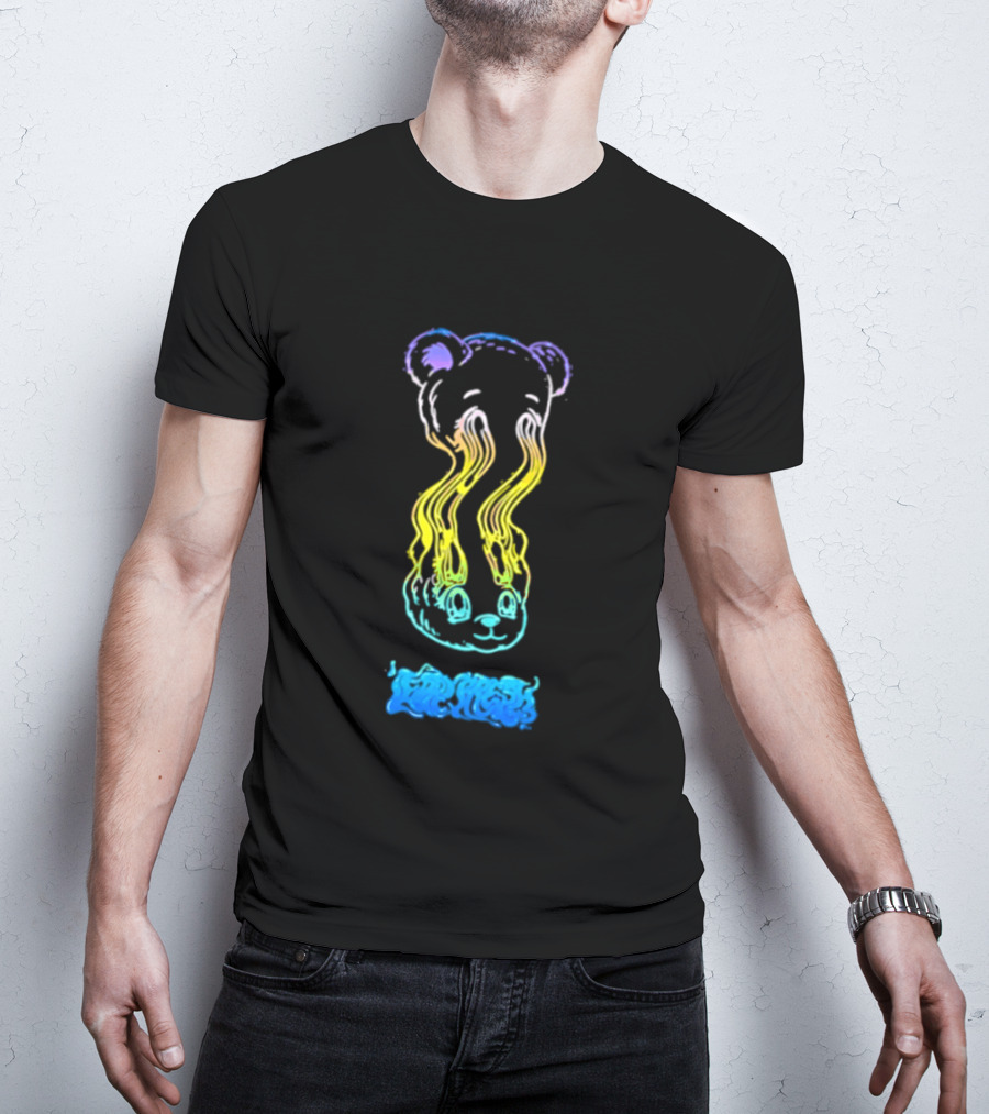 Teddy Fresh Melting Bear Illustration Multicolor T-Shirt