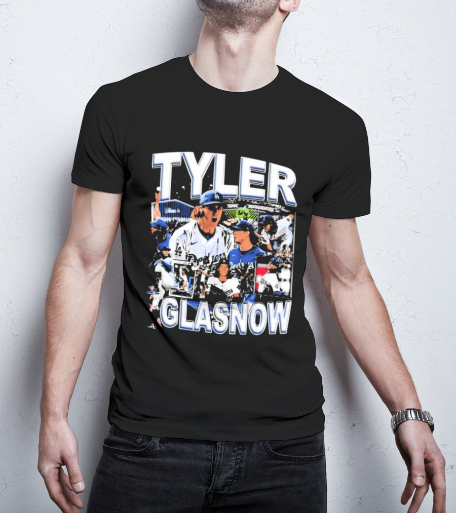 Tyler Glasnow Los Angeles Dodgers Baseball Team T-Shirt