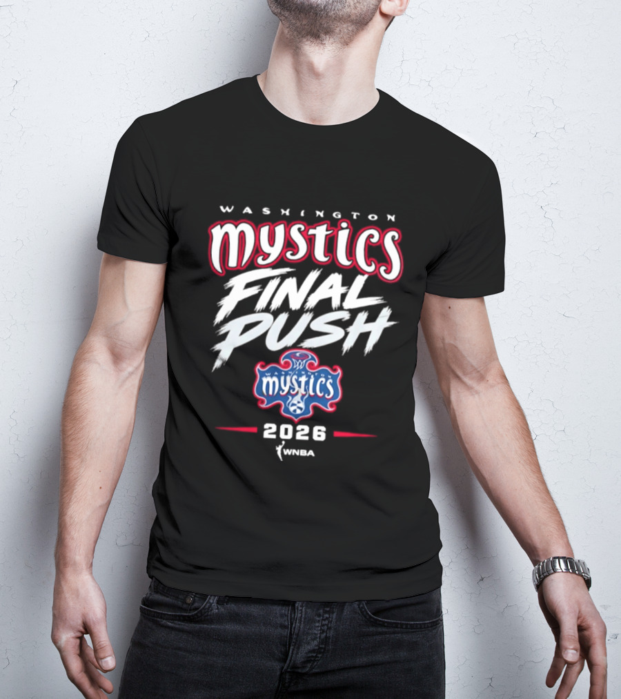 Washington Mystics Final Push WNBA 2026 T-Shirt