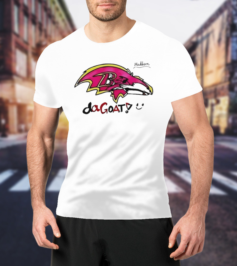 Baltimore Ravens Crucial Catch 2026 Young Heroes Fighting Cancer DaGOAT T-Shirt