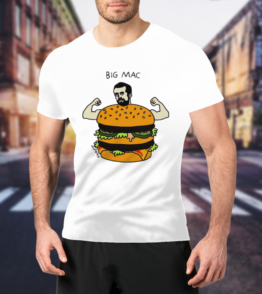 Big Mac Muscle Burger Mac DeMarco Meme T-Shirt