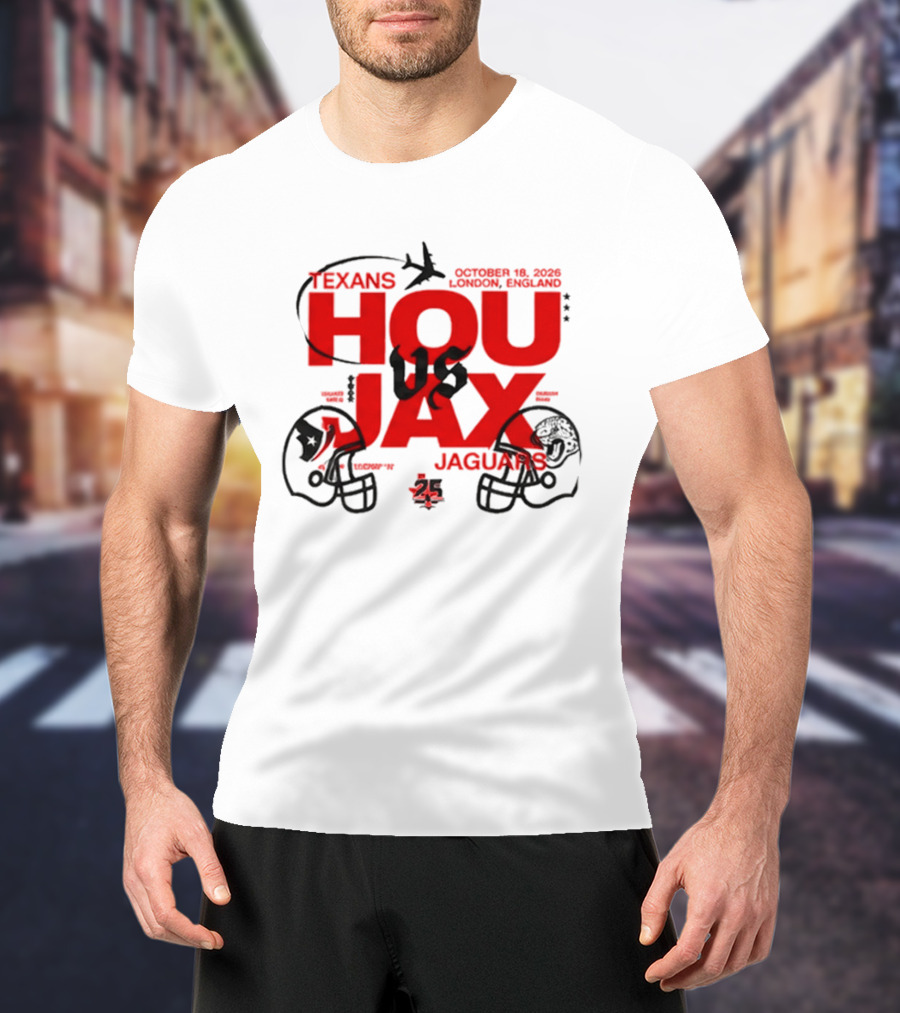 Houston Texans Vs Jacksonville Jaguars London September 12 2026 International Game T-Shirt