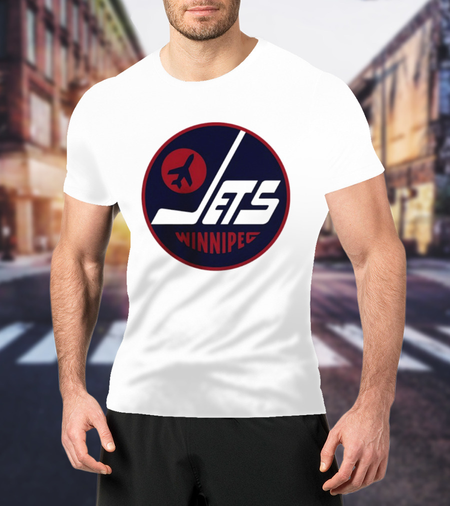 Winnipeg Jets 2026 NHL Heritage Classic Retro Circle T-Shirt