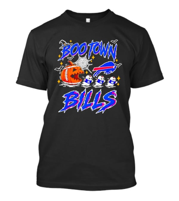 Buffalo Bills Boo Town Halloween Pac Man 2026 T-Shirt